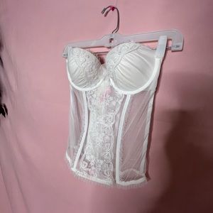 Victorias Secret White Corset Size 36B
